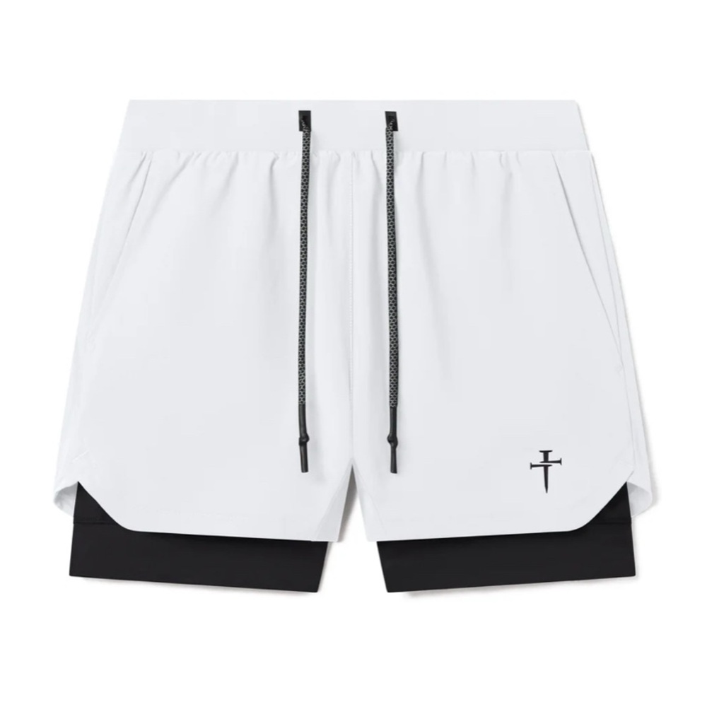 NWT THREE NAILS PRO-LITE 5” LINER SHORT - STONE